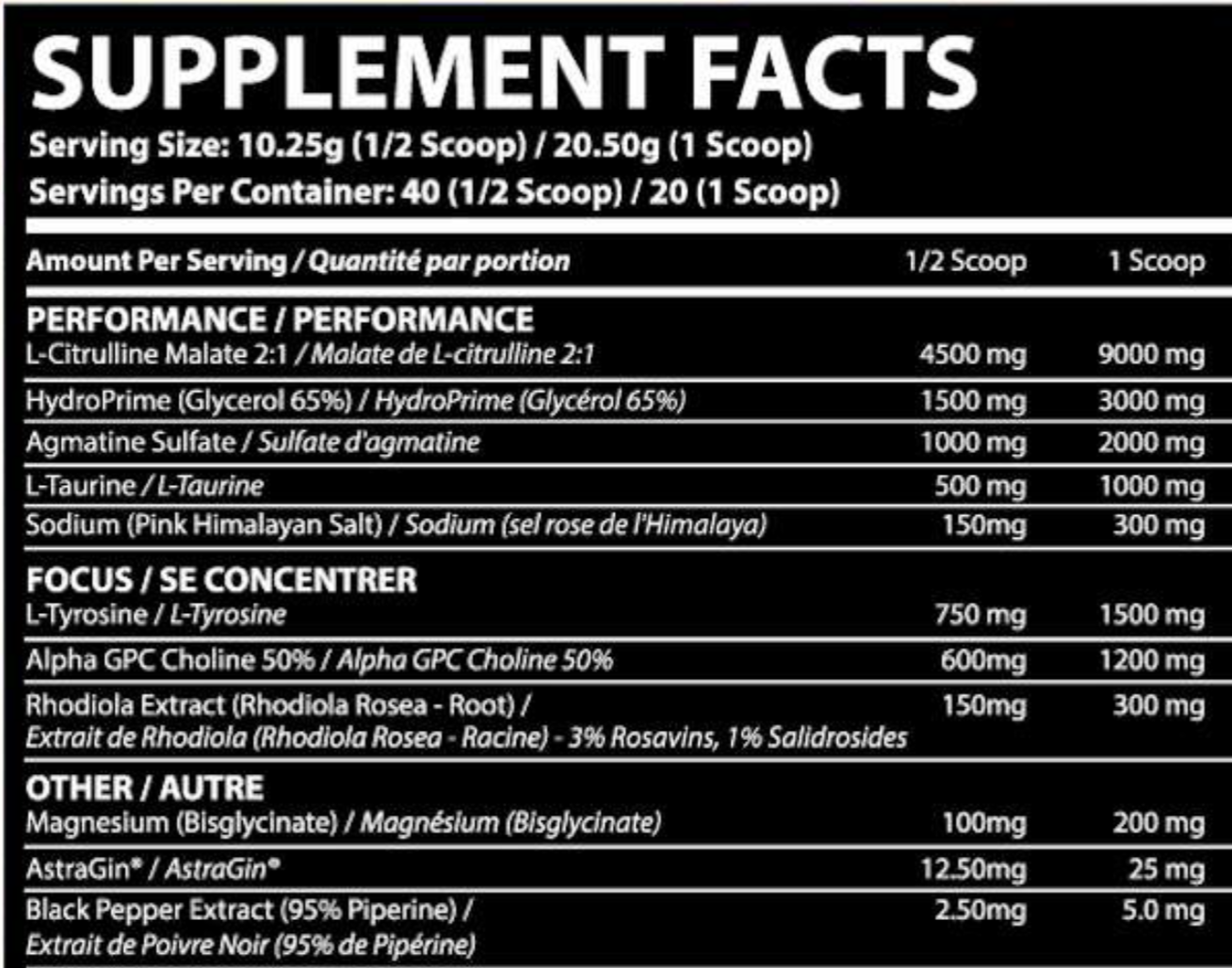 Pre-Workout (Stim-Free) - APE PUMP+ (Fuzzy Peach)