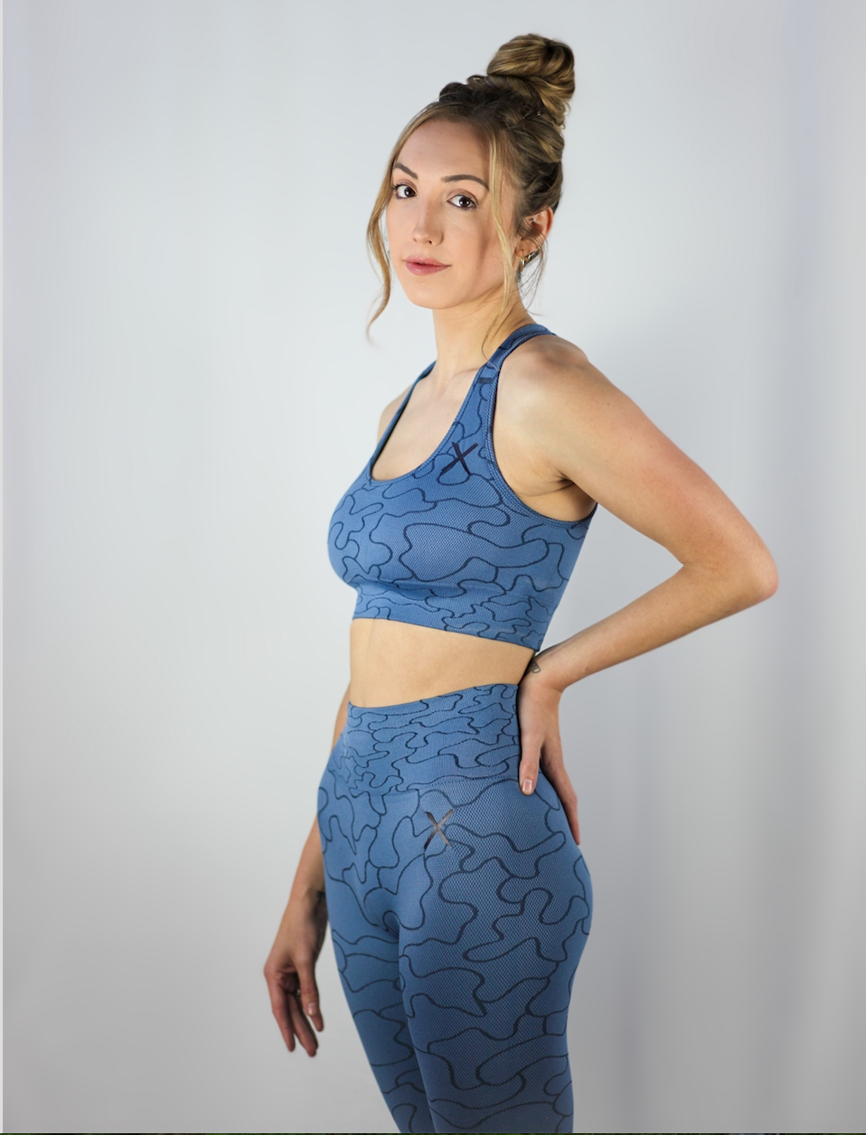 Seamless Camo Sports Bra
