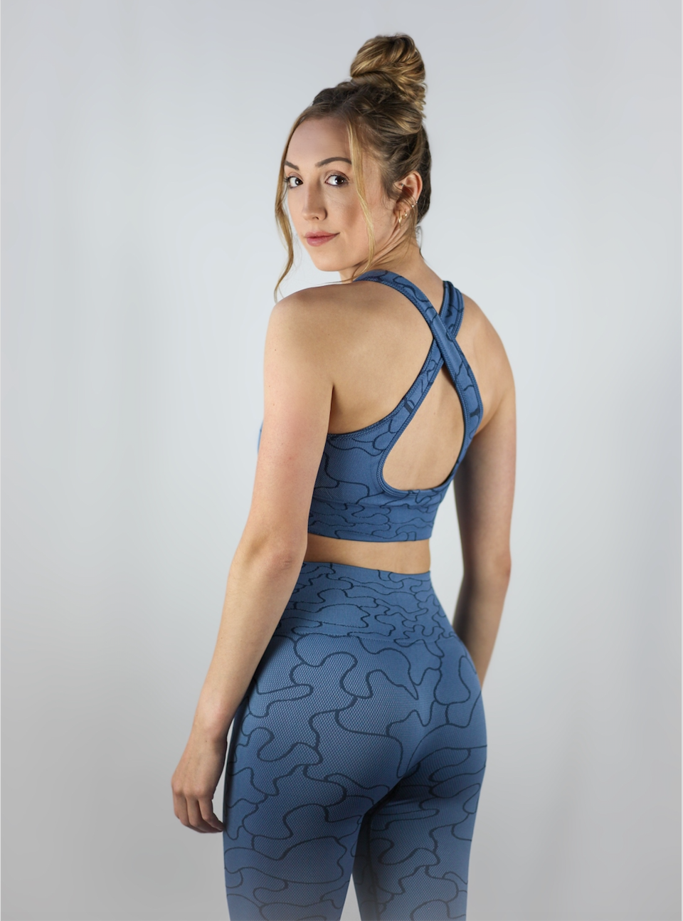 Seamless Camo Sports Bra