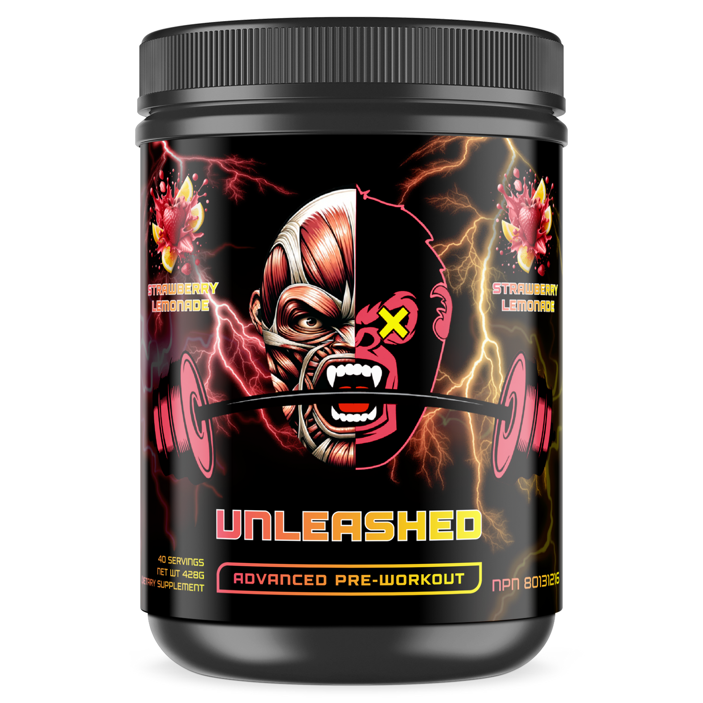 Pre-Workout - UNLEASHED (Strawberry Leomnade)