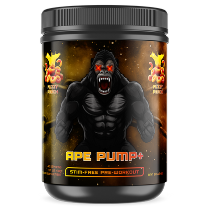 Pre-Workout (Stim-Free) - APE PUMP+ (Fuzzy Peach)