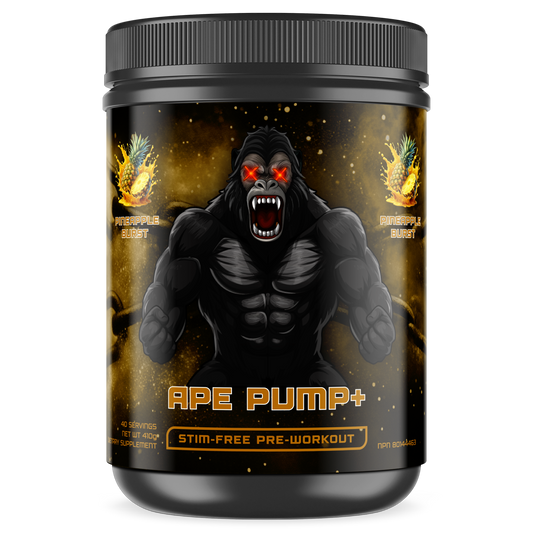 Pre-Workout (Stim-Free) - APE PUMP+ (Pineapple Burst)