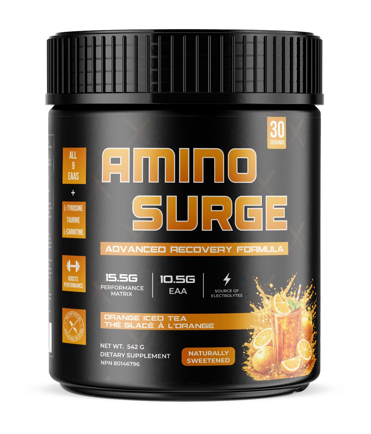 Intra-Workout - AMINO SURGE (Orange Iced Tea)