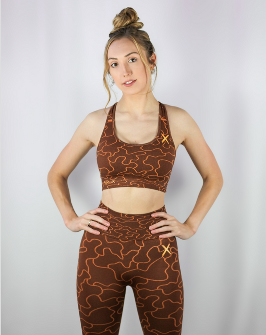 Seamless Camo Sports Bra