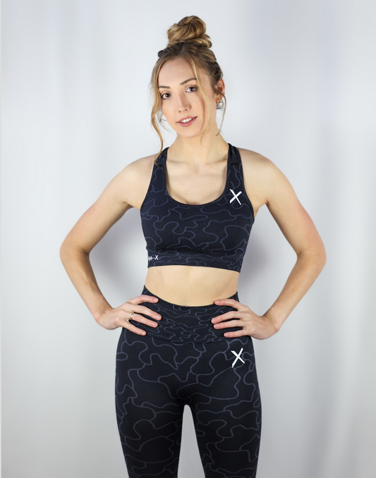 Seamless Camo Sports Bra